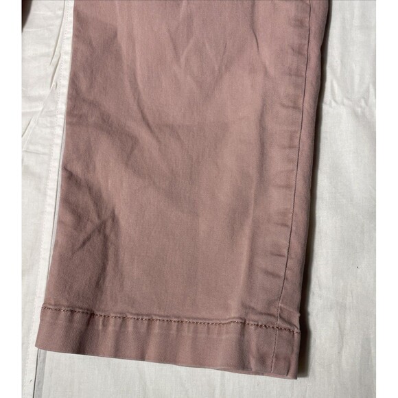 Loft Womens Straight Leg Ankle Pants Pink Pockets Size 6 - Picture 2 of 9
